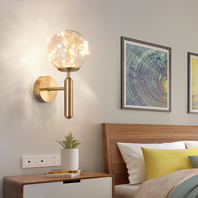 Modern Creative Decorative Wall Lamp with Single LED Light Wall Light for Living Room