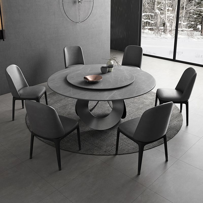 Modern 1/4/5/7 Pieces Dining Set Sintered Stone Round Dining Furniture Set /Separate Items