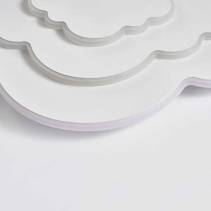 Modern Cloud Shape Ceiling Mount Light Fixture 3 Lights Ceiling Mounted Light