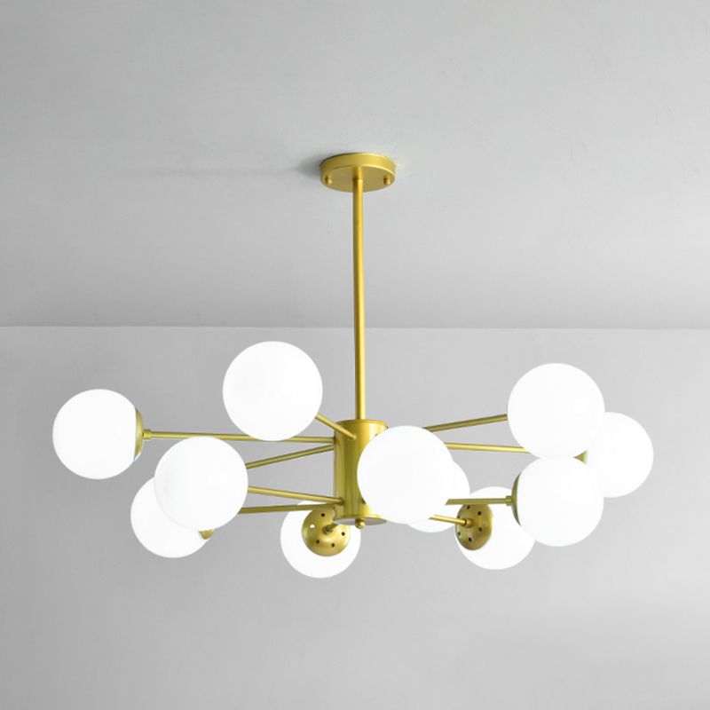 Contemporary Spherical Pendant Chandeliers Glass Chandelier Lighting Fixtures