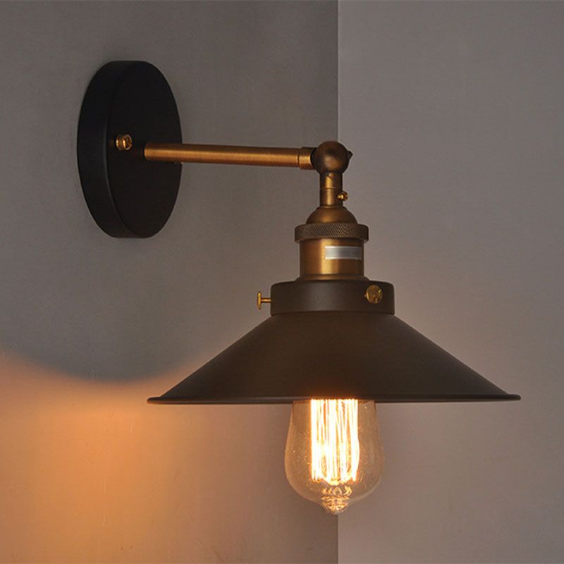 American Industry Style Wall Mount Lamp Fixture Adjustable Wall Sconce Light Fixture