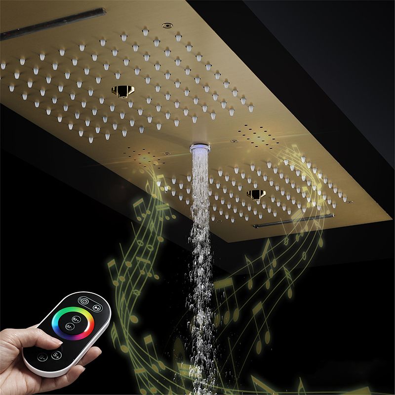 Modern Shower System with Music Playing System Wall Mounted Shower Set