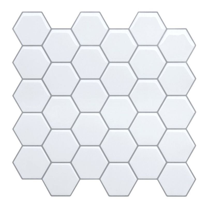 Colorful Mosaic Peel & Stick Tile Water-resistant for Backsplash Wall