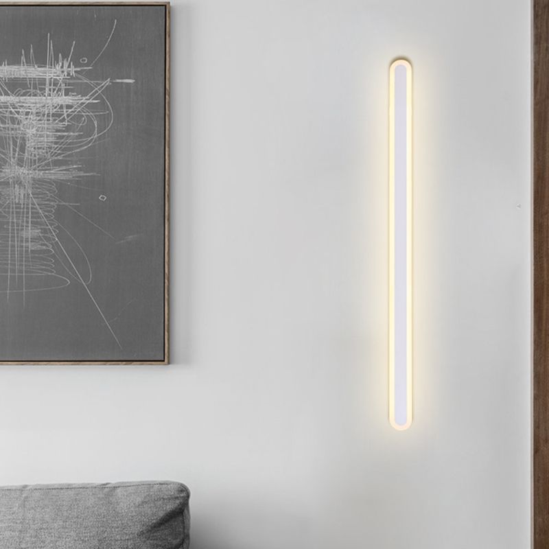 Lineare Form Metall Wandleuchte moderne Stil 1-Licht-Wandbeleuchtung