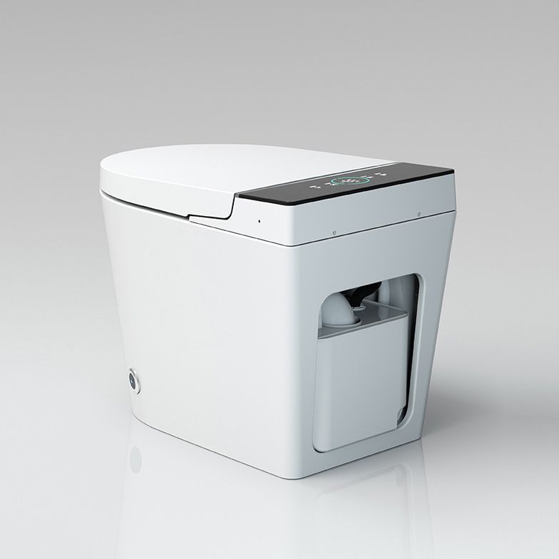 Modern Floor Mount Urine Toilet White Siphon Jet Toilet Bowl with Toilet Seat