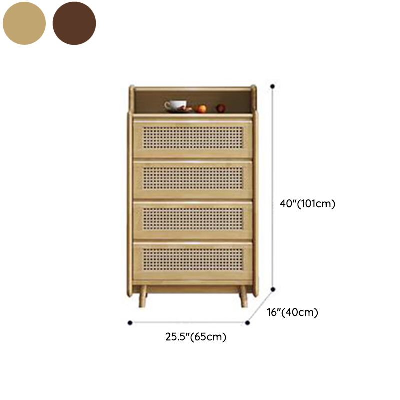 Modern Storage Chest Solid Wood Storage Chest Dresser with 3/4/5 Drawers