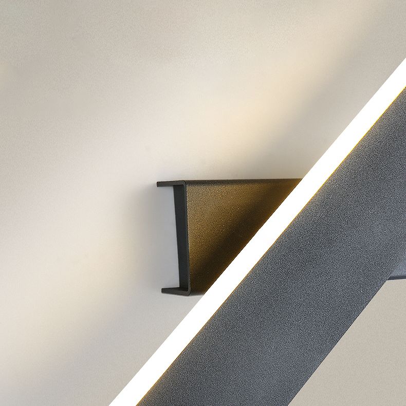 Modern Fashionable LED Wall Light Aluminium Rectangular Rotatable Wall Lamp with Acrylic Shade