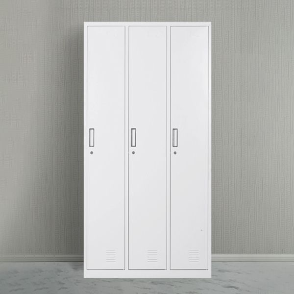 White Hinged Wardrobe Cabinet Contemporary Steel Wardrobe Armoire