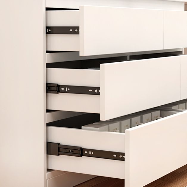 White Bedroom Lighted Mirror Wooden With Drawer Vanity Dressing Table