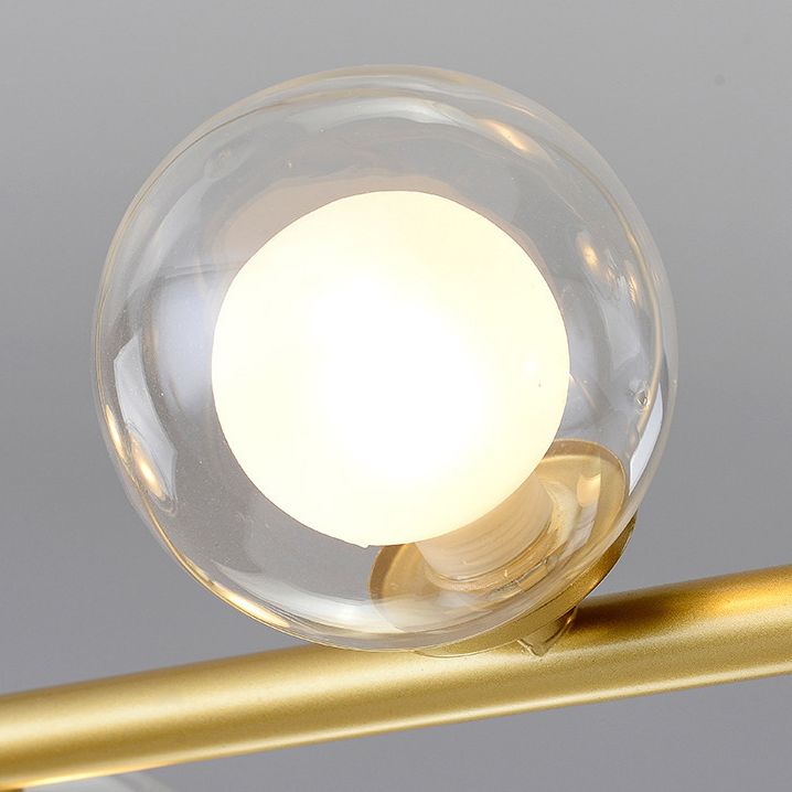 Spherical Hanging Island Lights Ultra-Contemporary Glass Chandelier Lighting Fixtures for Restaurant
