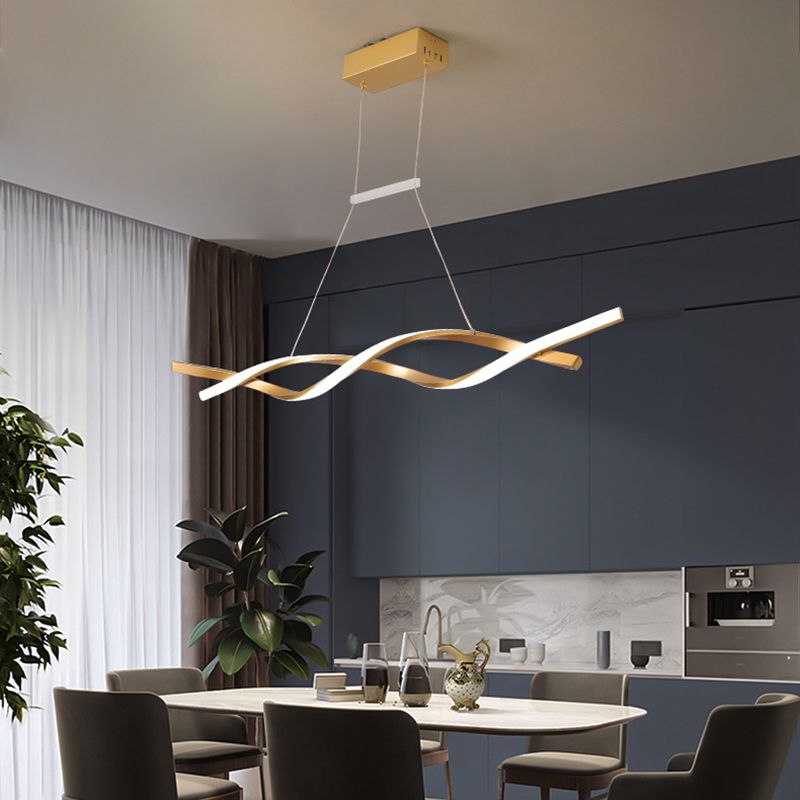 Contemporary Style Island Light LED Pendant Light Fixtures for Living Room Coffee Shop