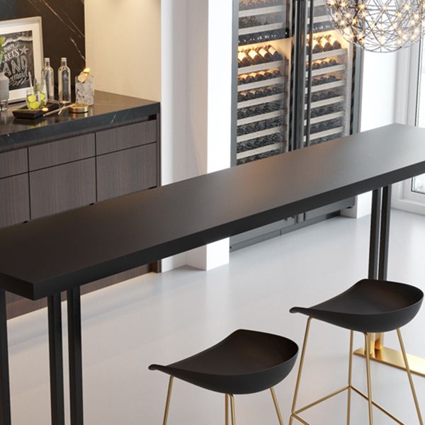 1/3 Pieces Counter Height Table Set Industrial Rectangular Pub Dining Set