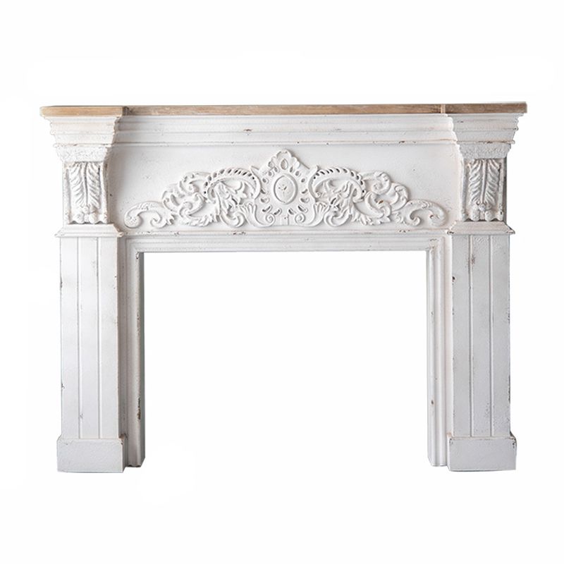 French Country Wood Console Table Rectangle Console Sofa Table for Hall