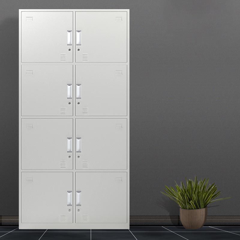 Metal Contemporary Wardrobe Armoire Hinged Wardrobe Cabinet for Home