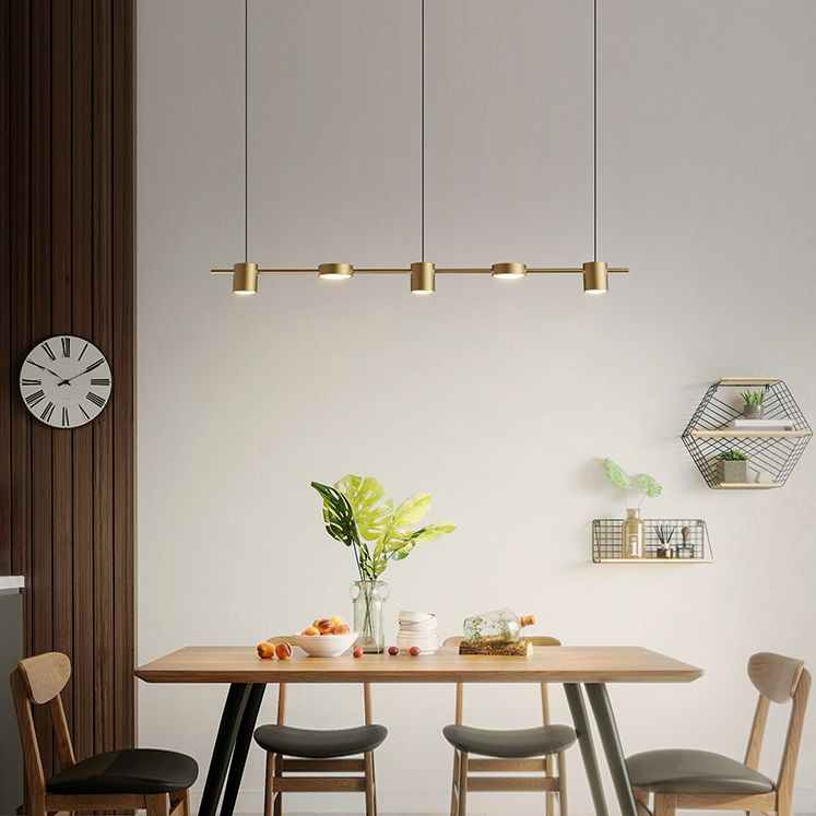 5 Light Kitchen Island Pendant Linear Pendant Lighting Island Light Fixtures