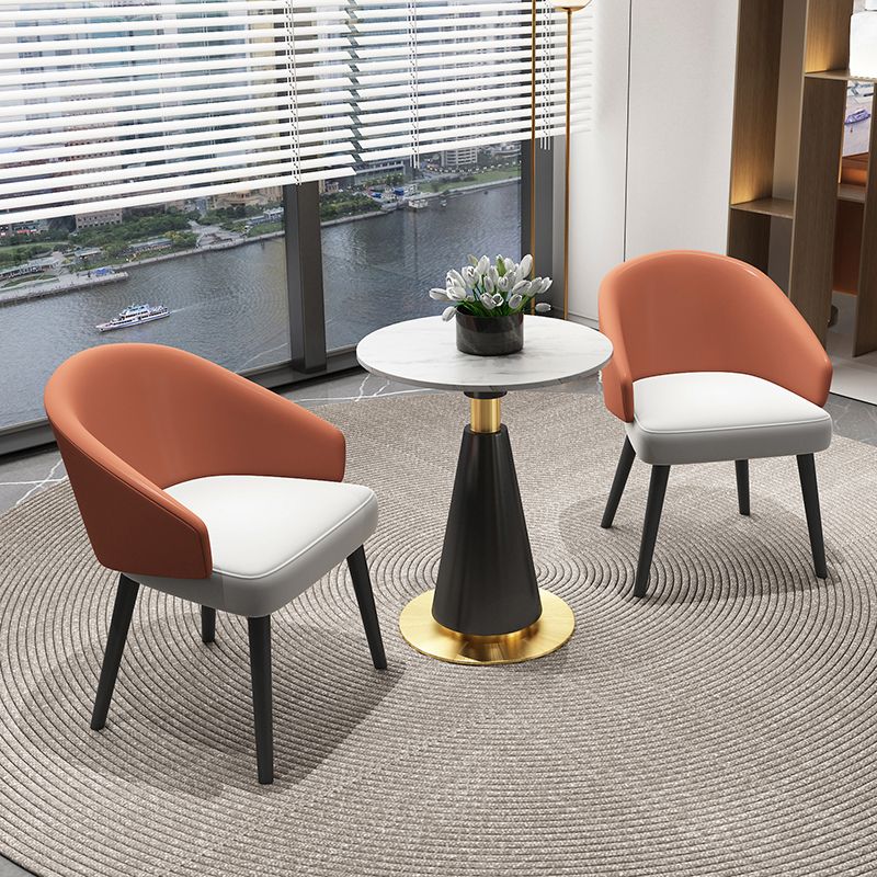 Modern Design 1/2/3/4/5 Round Dining Room Table Set for Home Use