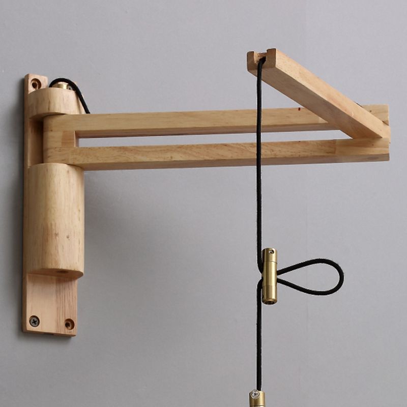 STANTE MODERNO MONTICOLO MONTO DI MOLTO LUCE LAMPARE SCONCA A MOLTO REGOLABILE con legno per camera da letto