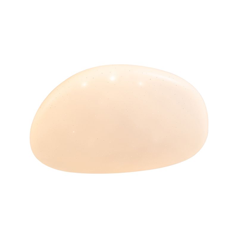 White Geometric Ceiling Light Nordic-Style LED Acrylic Flush Mount Ceiling Light