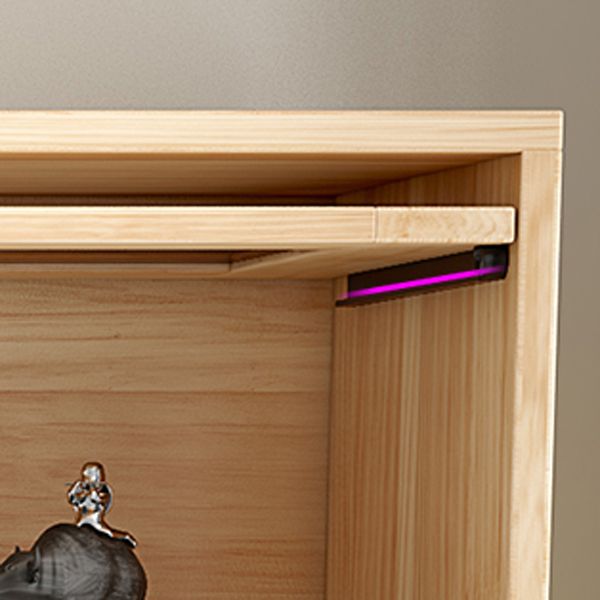 Manufactured Wood Standard Bookcase Scandinavian Bookcase with Door