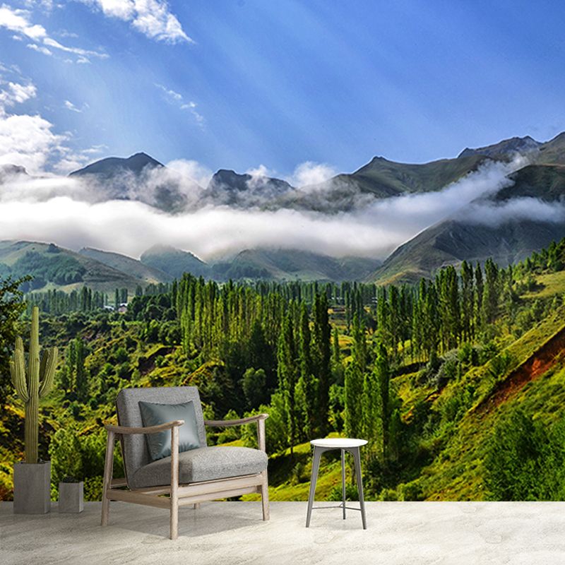 Photography Mildew Resistant Wallpaper Mountain Living Room Wall Mural