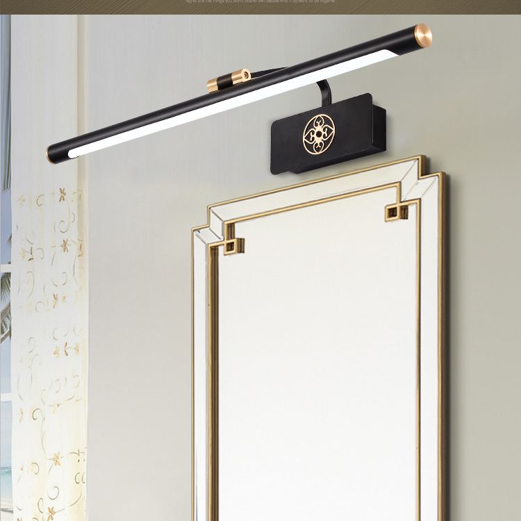 Moderne minimalistische stijl buizen muur gemonteerd ijdelheid lichten metaal 1 licht ijdelheid verlichting ideeën voor badkamer