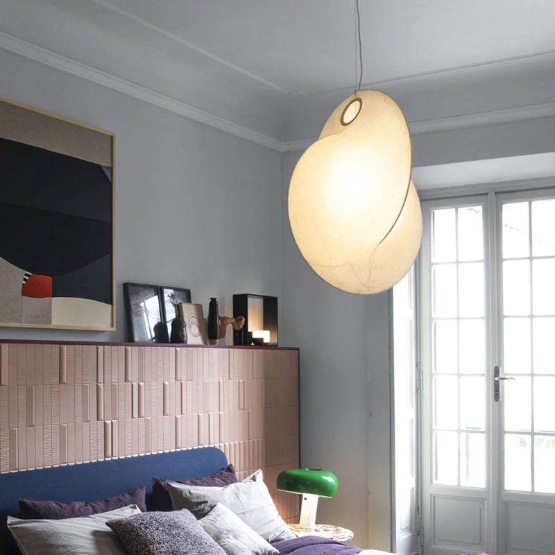 Ménage de la soie de style moderne Light Creative Minimalist Creative Hanging Lamping for Living Room