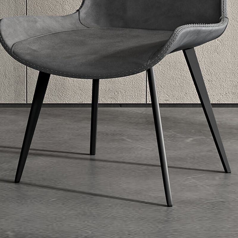 Chaises en métal de style contemporain, cuisine, salle à manger, fauteuil à dossier solide
