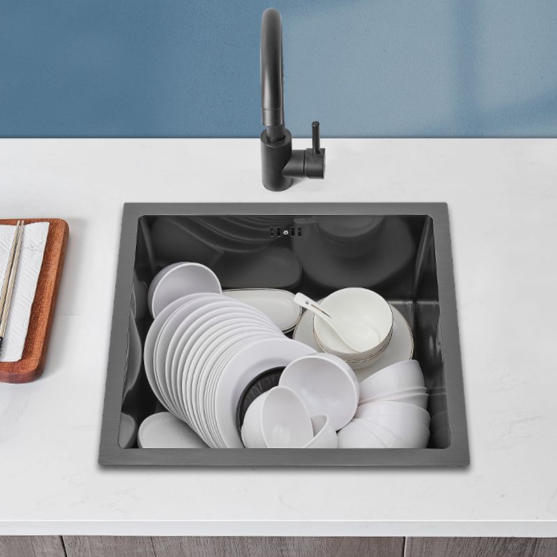 Stainless Steel Kitchen Sink Modern Kitchen Bar Sink with Drain Assembly