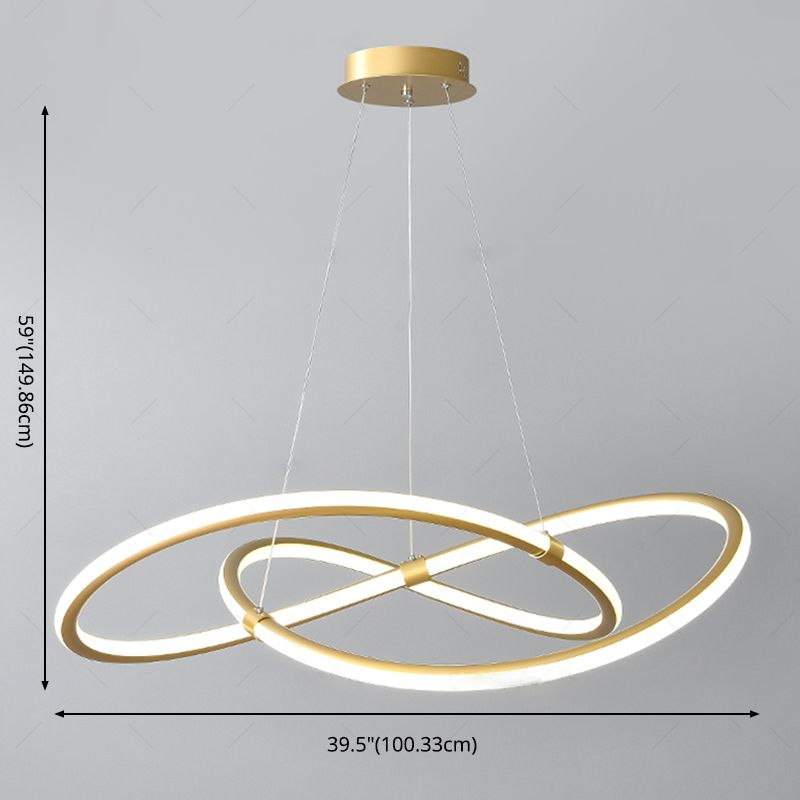 2 kleur optioneel moderne kroonluchter gedraaid kroonluchter voor slaapkamer in de woonkamer