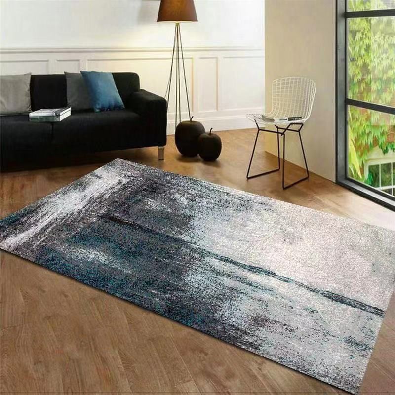 Gold Simple Carpet Polyester Graphic Carpet Stain Resistant Carpet for Living Room