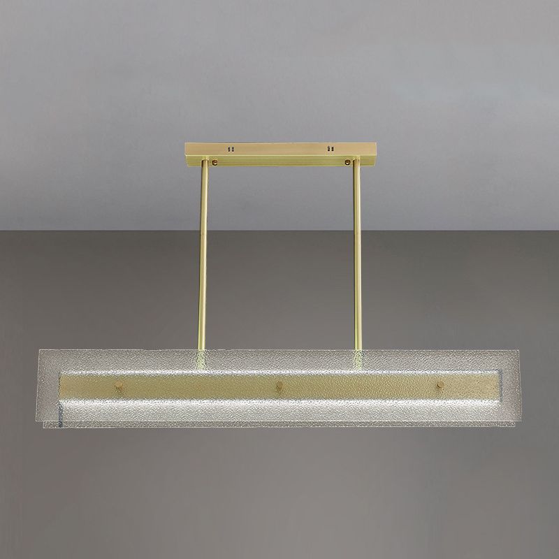 Simplicity Modern Kitchen Island Light Glass Shade Hanging Lamp for Dining Room