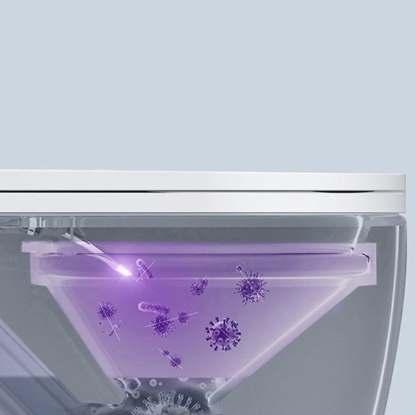 Contemporary One Piece Toilet White Urine Toilet for Bathroom