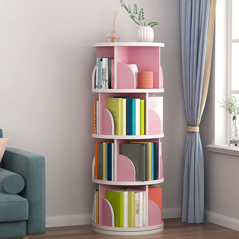 Modern Style Wood Bookcase Closed Back Bookshelf for Any Room