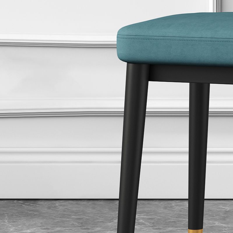 Stylish Faux Ottoman Solid Color Water Resistant Square Footstool Ottoman