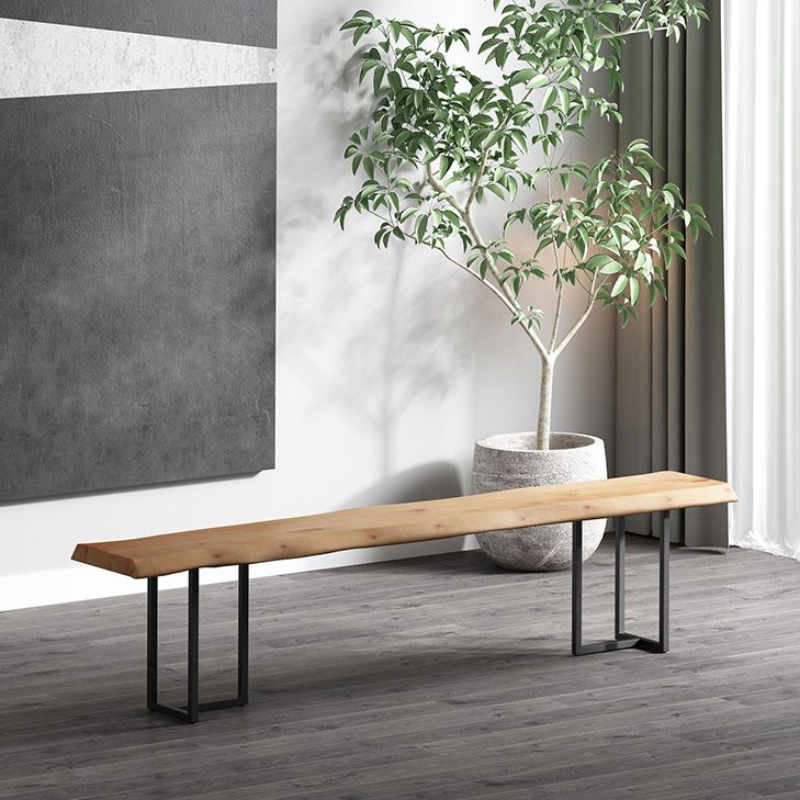 Industrial 1/2/5 Pieces Dining Set Solid Wood Double Pedestal Dinette Set