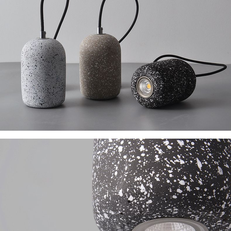 Terrazzo Cylindrical LED MINI LICHING PENDANT MODER