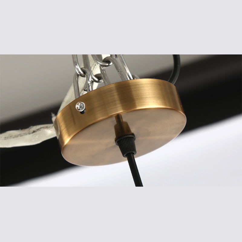 Zeitgenössischer geblasener Rippenglas Anhänger Licht 1 Lichthänge Anhänger Beleuchtung für Schlafzimmer