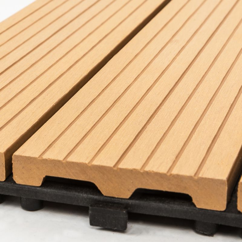 12" X 24" Deck/Patio Flooring Tiles 4-Slat Floor Board Tiles