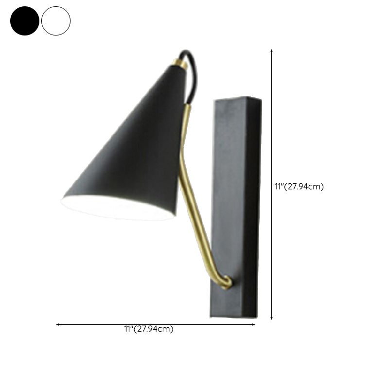 Metal Geometric Shape Wall Light Industrial Style 1 Light Wall Light Sconce