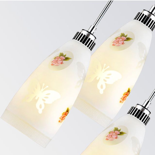 Bell Shade hanglamp Lichte armatuur moderne glazen eetkamer plafond suspensielamp