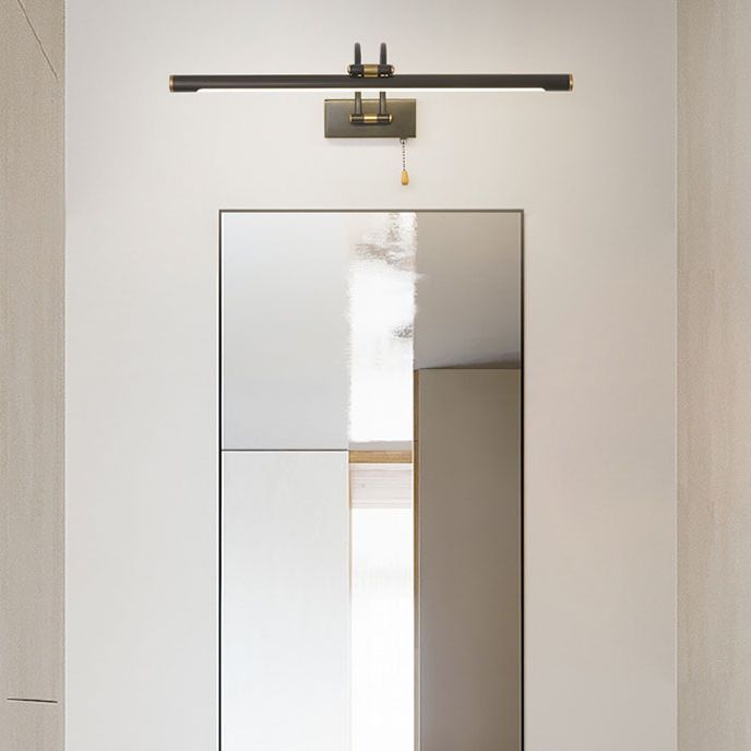 Vanité de vanité linéaire Lumière postmoderne à 1 lumière Appiculture murale pour salle de bain