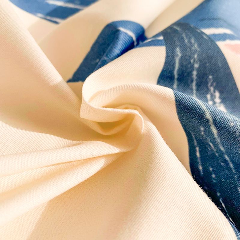 Sheet Sets Cotton Floral Printed Ultra Soft Wrinkle Resistant Breathable Bed Sheet Set