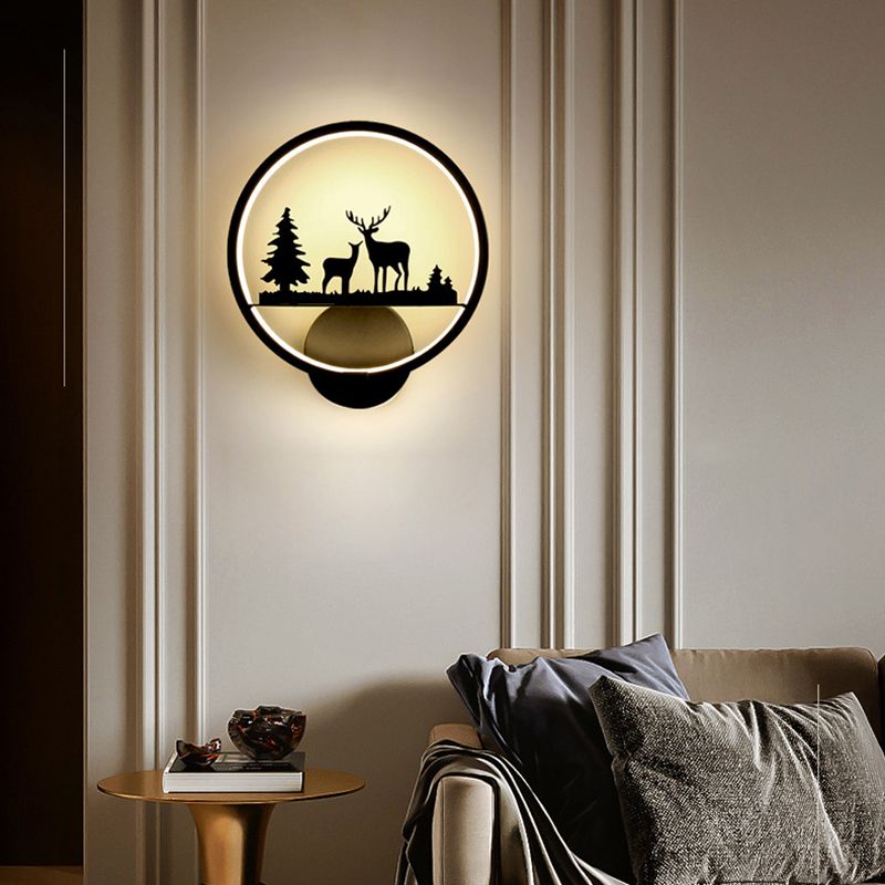 Modern Metallic Wall Light Simple LED Wall Light Sconce for Bedroom