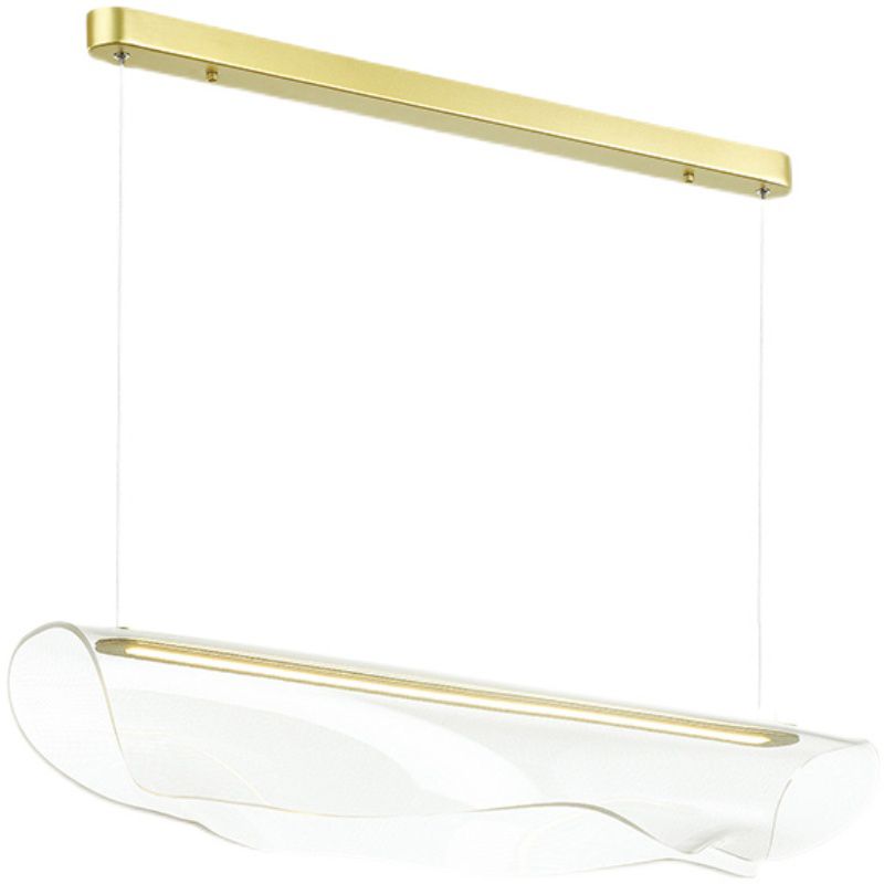 LED Island Lamp Modern Simple Island Hanging Light with Acrylic Shade for Dining Room