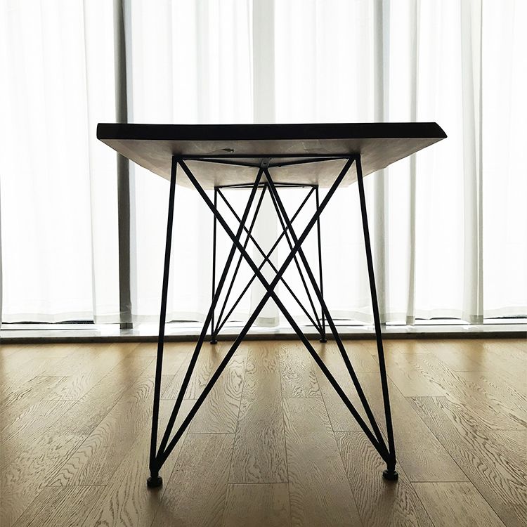 Wooden Table Industrial Style Simple Family Rectangular Dining Table