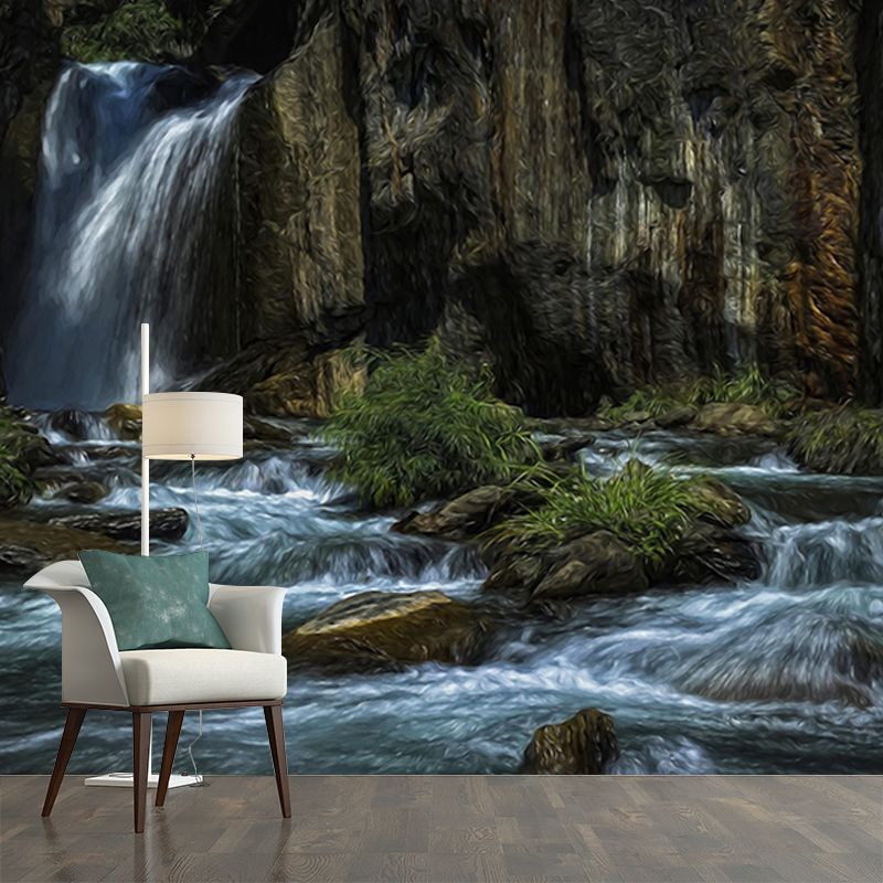 Natural Scene Illustration Painting Mural Decorative Eco-friendly for Home Decor