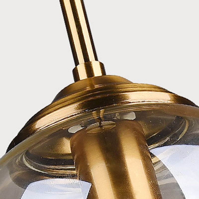 Globe Anhänger Deckenleuchte minimalistische Glasgehackbeleuchtung für Schlafzimmer