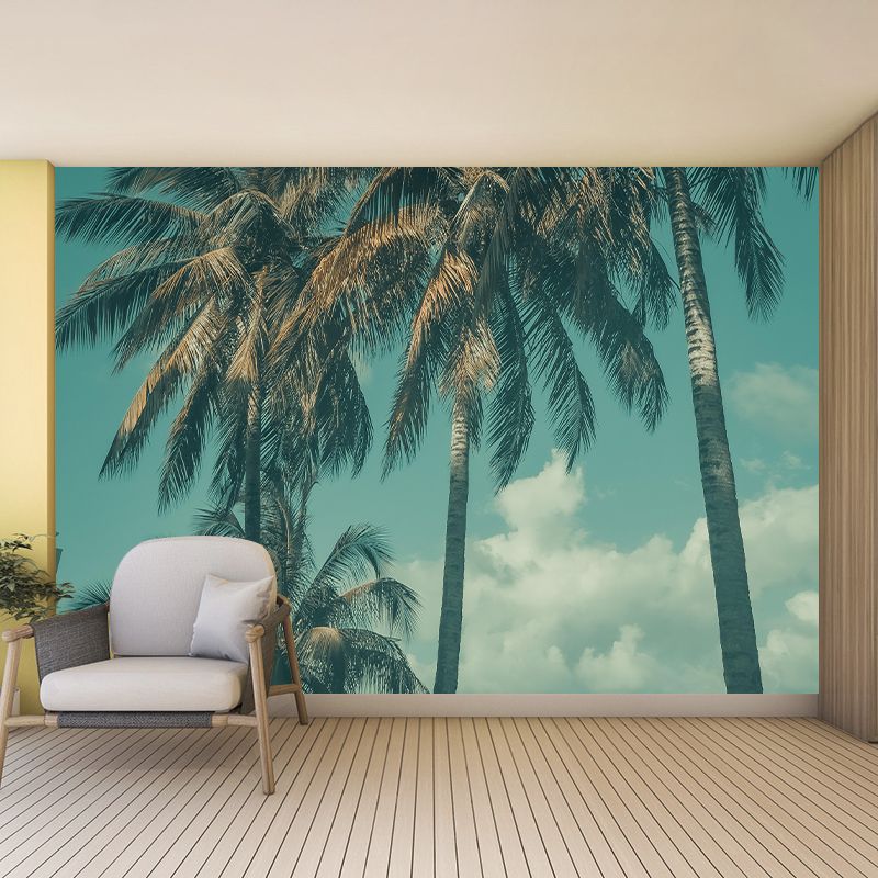 Waterproof Tropical Palm Mural Wallpaper Photography Wall Art