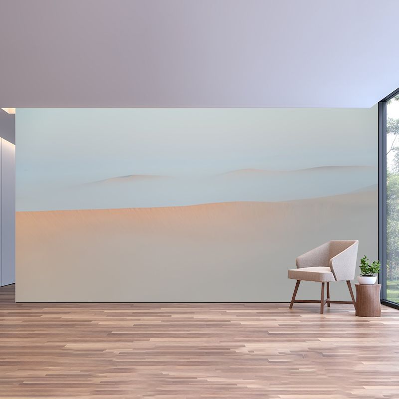 Contemporary Desert Sand Wall Covering for Living Room, Stain Resistant