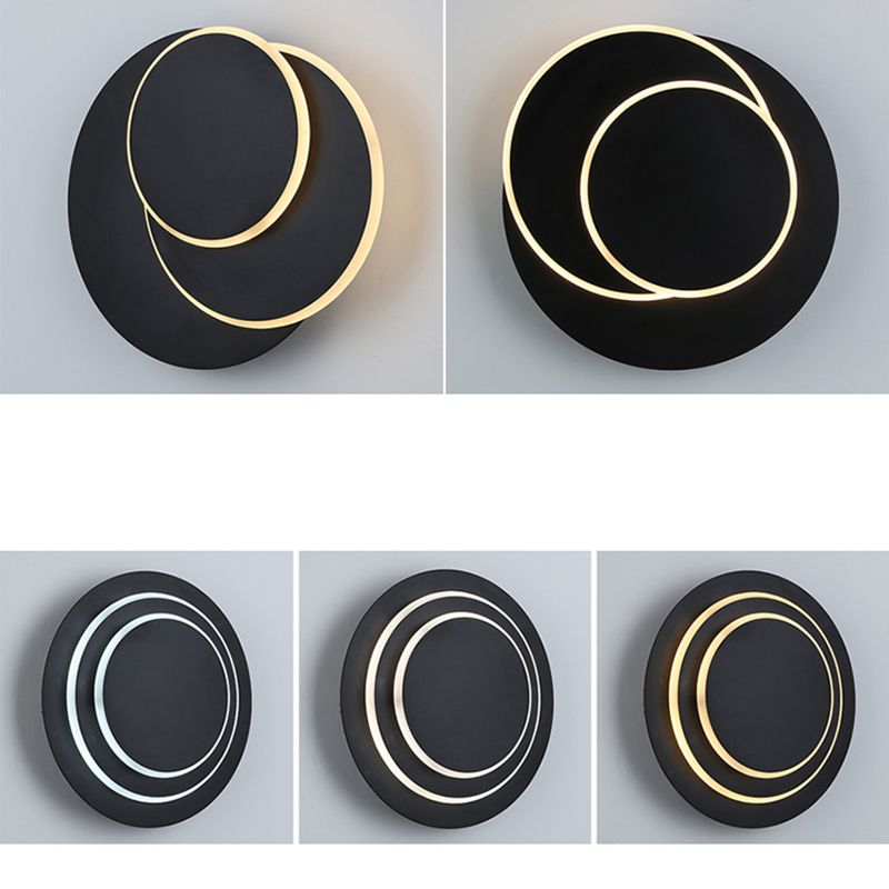 Lampada a parete a LED rotabile in ferro battuto la lampada con applique per soggiorno camera da letto